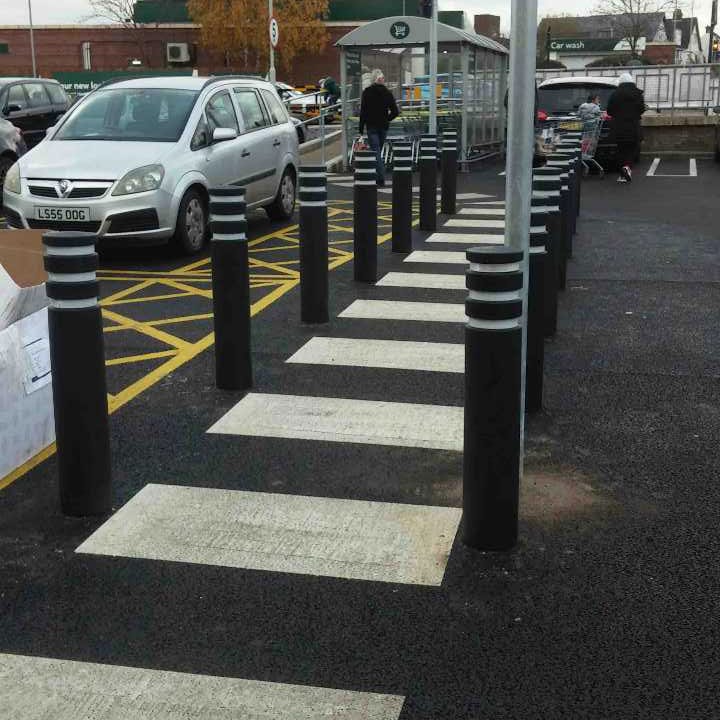 Large Plastic Bollard Sleeve Cover image 2