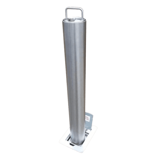 Lift Assisted Telescopic Retractable Bollard | Galvanised or Stainless Steel image 0