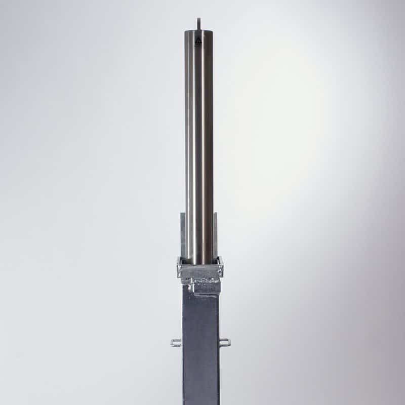 Lift Assisted Telescopic Retractable Bollard | Galvanised or Stainless Steel image 1