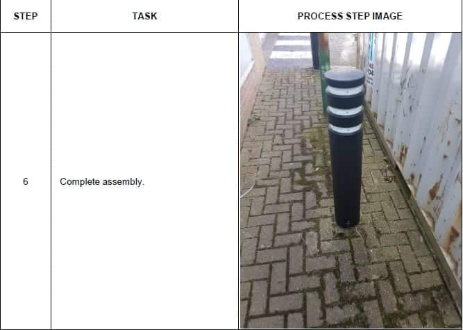 Large Plastic Bollard Sleeve Cover image 5