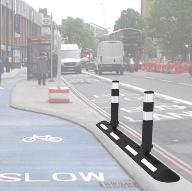 Cycle Lane Separator 800mm Wand image 2