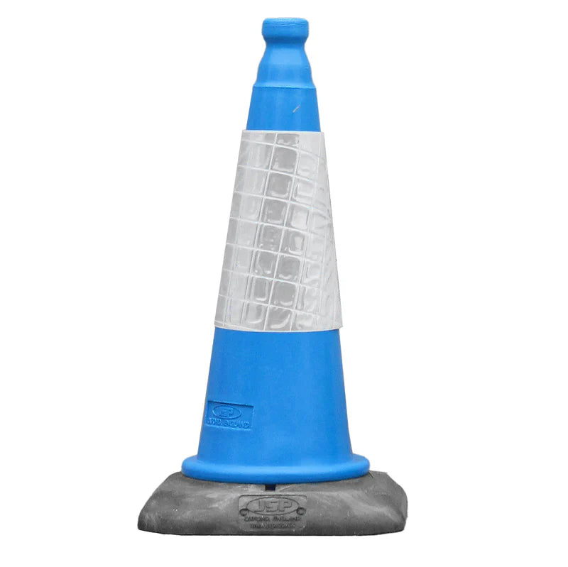 Blue Traffic Cones 500mm, 750mm, 1000mm Road Cones JSP Dominator